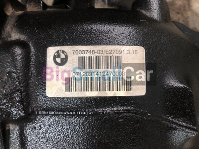 Редуктор заднего моста задний BMW 328i 2012г. Сентябрь F31 N20B20 33 10 7 603 751 - купить Алябьево