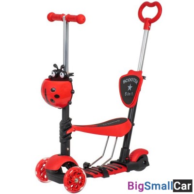 Детский самокат-кикборд FXA.SBDISCOKIDS.RD20 FOXX - купить Алябьево