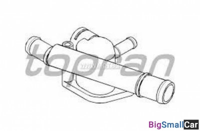 Фланец системы охлаждения hans pries 108193756 - купить Алябьево