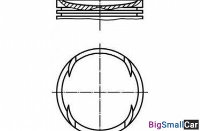 Поршень поштучно mopisan 1029004000 76,5 1,4 16V 1 - купить Алябьево