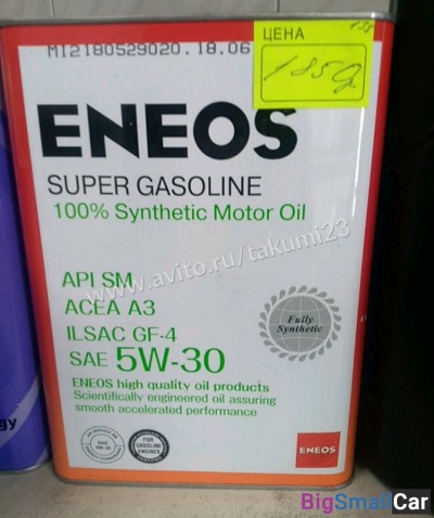 Масло в двс Eneos 5w30 - купить Алябьево