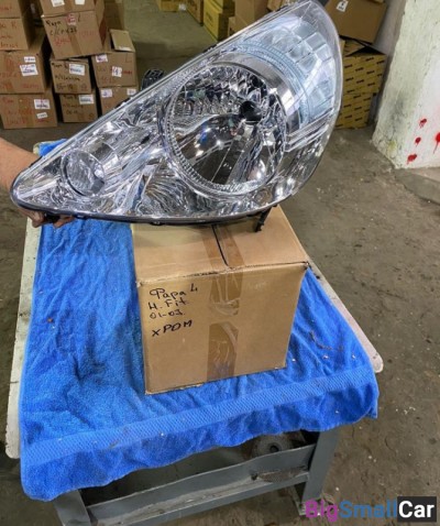 Фара левая Хонда Фит Honda Fit хром - купить Алябьево