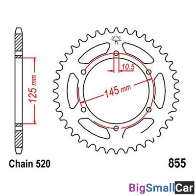 Звезда ведомая JT JTR855.46 - купить Алябьево