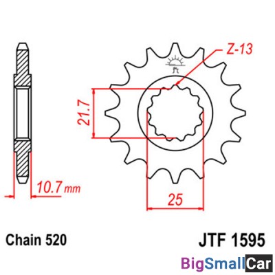 Звезда ведущая JT JTF1595.16 - купить Алябьево