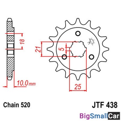 Звезда ведущая JT JTF438.15 - купить Алябьево