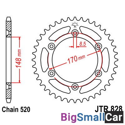 Звезда ведомая JT JTR828.47 - купить Алябьево