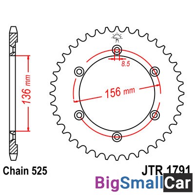 Звезда ведомая JT JTR1791.42 - купить Алябьево