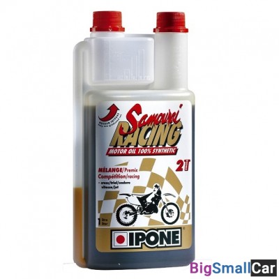 Масло моторное IPONE 2T Rasing Samurai (клубника) 1L 800090 - купить Алябьево