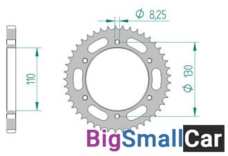 Звезда ведомая AFAM 12226-44 (JTR1870.44) - купить Алябьево