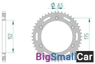 Звезда ведомая AFAM 12508-48(JTR853.48) - купить Алябьево