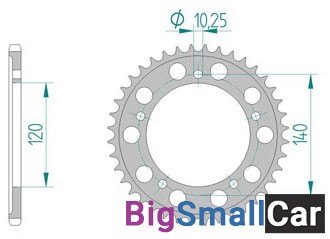 Звезда ведомая AFAM 15605-39 аллюминий (JTR1793.39) - купить Алябьево