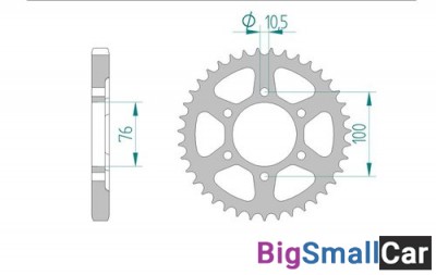 Звезда ведомая AFAM 14902-48 (JTR816.48) - купить Алябьево