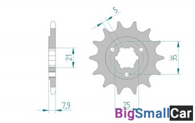 Звезда ведущая AFAM 22503-16 (JTF437.16) - купить Алябьево