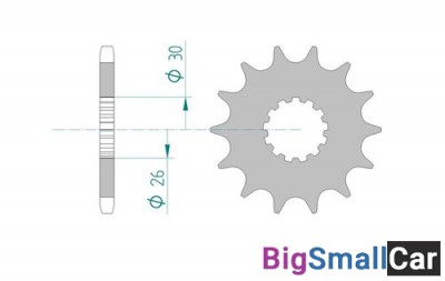 Звезда ведущая AFAM 88600-17 (JTF1183.17) - купить Алябьево