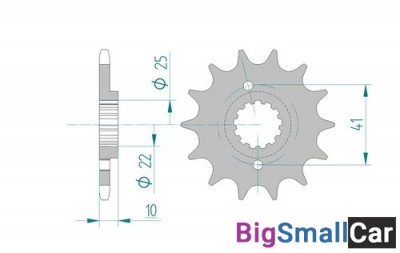 Звезда ведущая AFAM 20509-15 (JTF308.15) - купить Алябьево