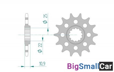 Звезда ведущая AFAM 21603-14 (JTF1581.14) YZF 600 R6  520 - купить Алябьево