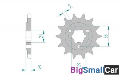 Звезда ведущая AFAM 22602-15 (JTF1448.15) - купить Алябьево