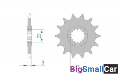 Звезда ведущая AFAM 94603-14 MV AGUSTA - купить Алябьево