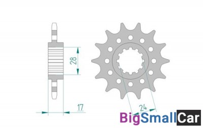 Звезда ведущая AFAM 20511-15 CBR 600 F  520 91-96 - купить Алябьево