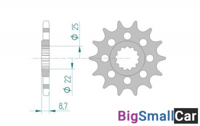 Звезда ведущая AFAM 28403-17 GSX-R1000  525 - купить Алябьево