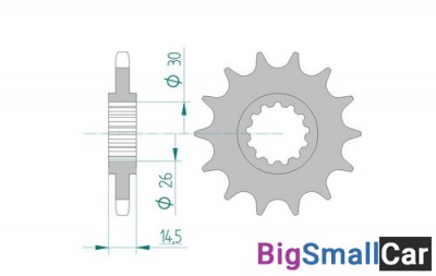 Звезда ведущая AFAM 20607-15 (JTF1332,15) - купить Алябьево