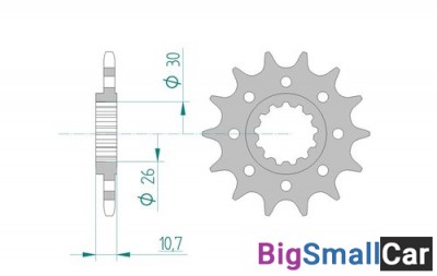 Звезда ведущая AFAM 21804-14 (JTF1579.14)  520 - купить Алябьево