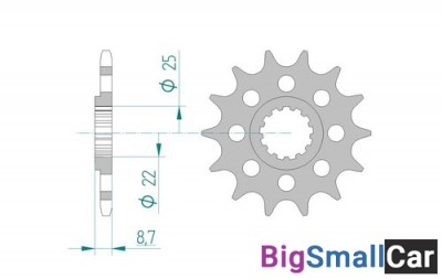 Звезда ведущая AFAM 28402-16 (JTF512.16)  520 - купить Алябьево