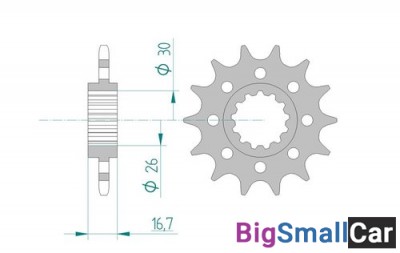Звезда ведущая AFAM 20613-14 (JTF1269,14)  520 - купить Алябьево