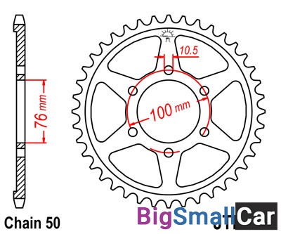 Звезда ведомая JT JTR816.42 - купить Алябьево