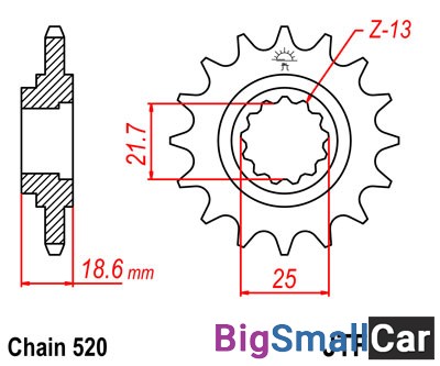 Звезда ведущая JT JTF1538.13 - купить Алябьево