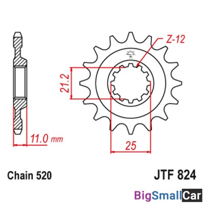 Звезда ведущая JT JTF824.15 - купить Алябьево