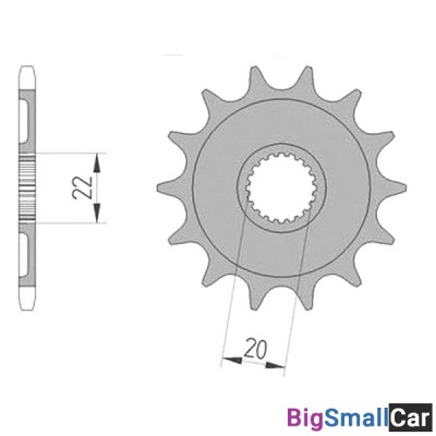 Звезда ведущая AFAM 21309-12 (JTF1590.12) - купить Алябьево