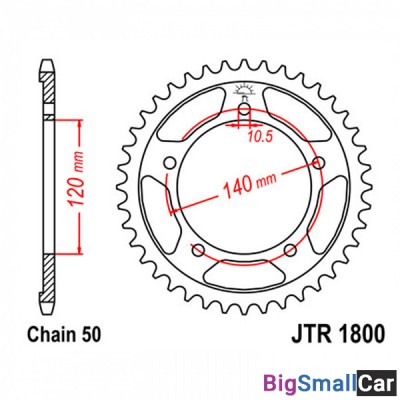 Звезда ведомая JT JTR1800.46 - купить Алябьево