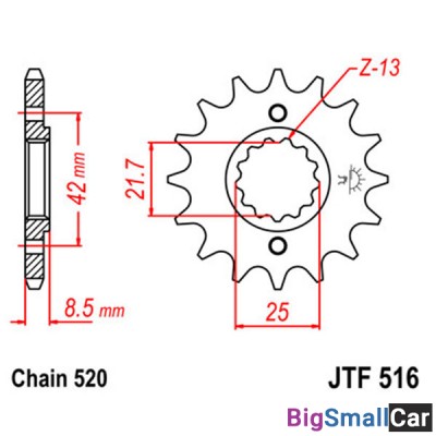 Звезда ведущая JT JTF516.15 - купить Алябьево