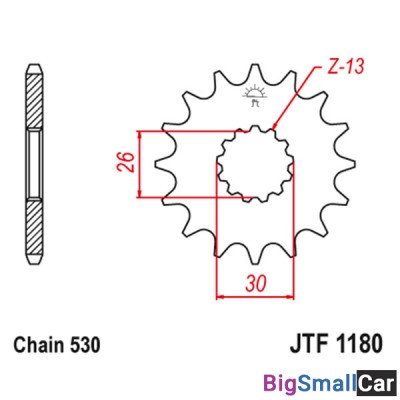 Звезда ведущая JT JTF1180.17 - купить Алябьево