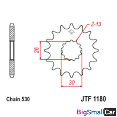 Звезда ведущая JT JTF1180.18 - купить Алябьево