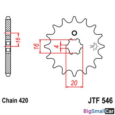 Звезда ведущая JT JTF546.14 - купить Алябьево