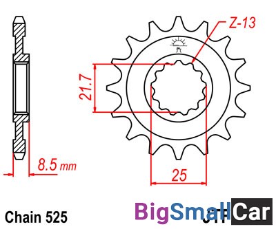Звезда ведущая JT JTF1537.16RB - купить Алябьево