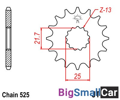 Звезда ведущая JT JTF520.15RB - купить Алябьево