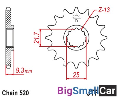 Звезда ведущая JT JTF1539.14RB - купить Алябьево