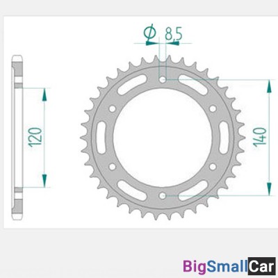 Звезда ведомая AFAM 10311-38 - купить Алябьево