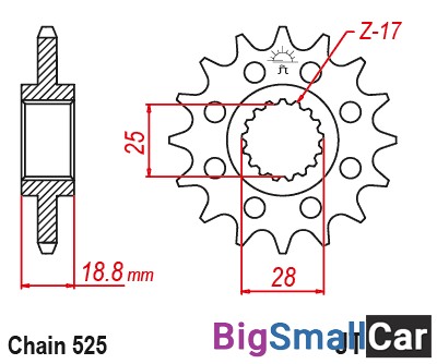 Звезда ведущая JT JTF405.20 - купить Алябьево