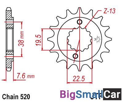 Звезда ведущая JT JTF1401.14 - купить Алябьево