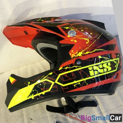 Шлем IXS 278 Kid 2.0 blk/yel/red 50 X12703-235-50 - купить Алябьево