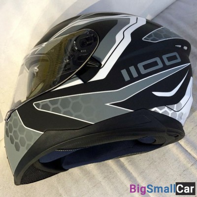 Шлем IXS HX1100 2.2 blk.matt/wh/grey L X14082-M31-L - купить Алябьево