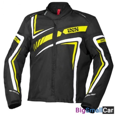 Куртка текстиль IXS Sport Jacket RS-400 ST blk/wh/yel 2XL X56042-351-2XL - купить Алябьево