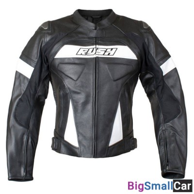 Куртка кожа RUSH Cyborg blk/white L 31-04525 - купить Алябьево