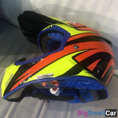 Шлем AIROH Aviator2.2 Double red/yellow M AV22DB17 - купить Алябьево