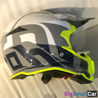 Шлем AIROH Terminator Open Vision SHOOT yellow/blue XL TOVS - купить Алябьево