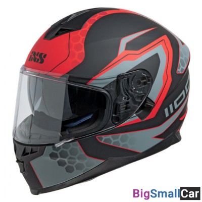 Шлем IXS HX1100 2.2 blk.matt/wh/red S X14082-M32-S - купить Алябьево